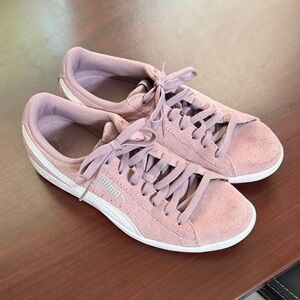 Puma Pink Suede Women's Casual Sneakers